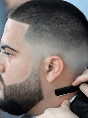 Corte-degrade masculino